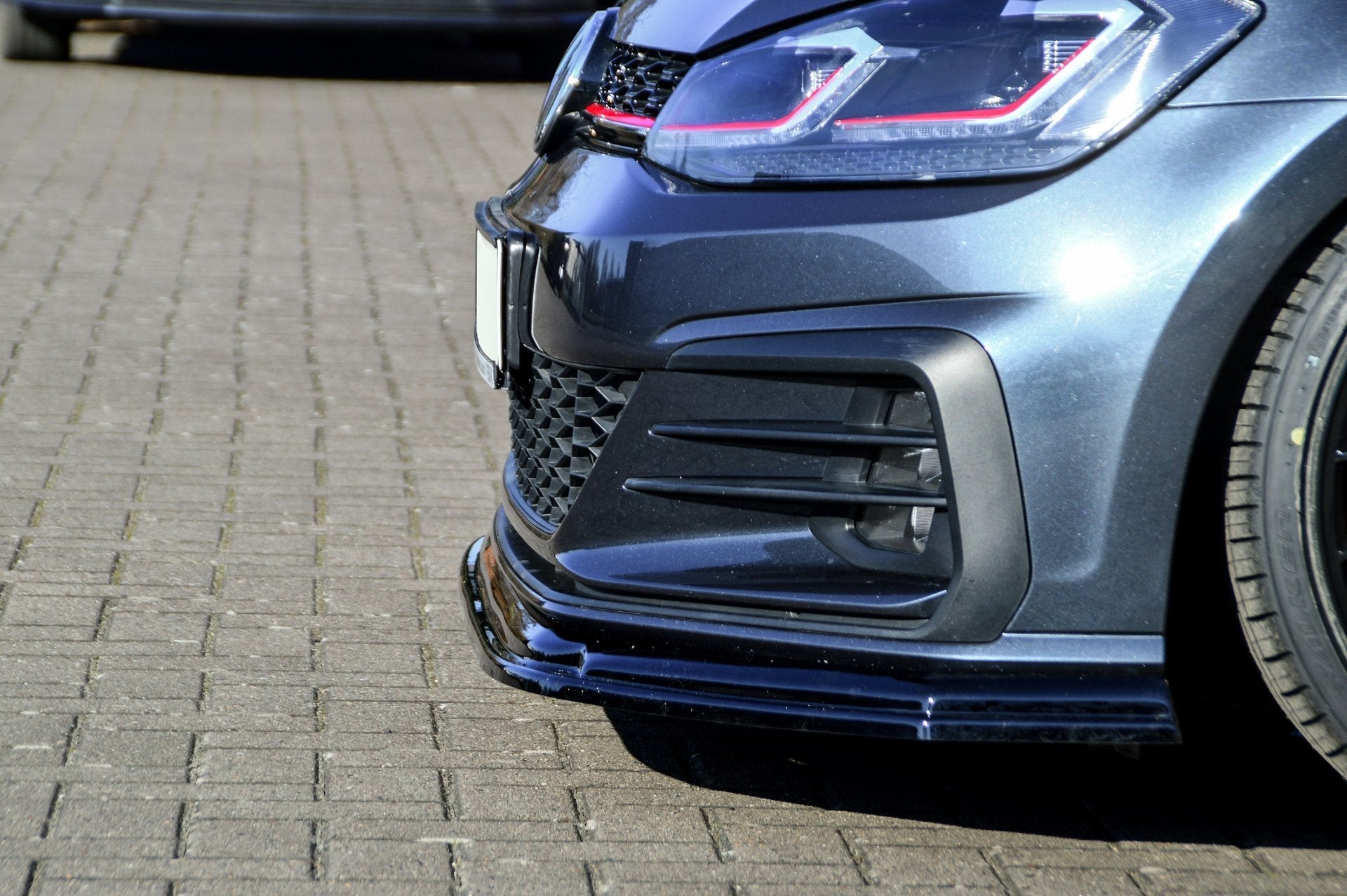Spoilerschwert Frontspoiler V2 für VW Golf 7 GTI + Performance