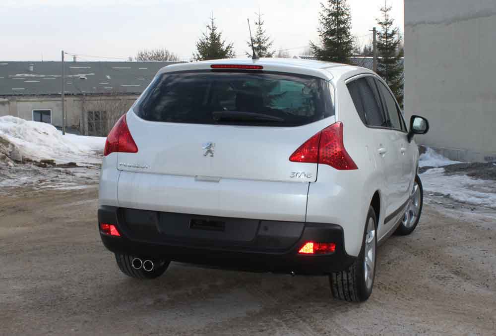 Fox passend fürPeugeot 3008 Endschalldämpfer - 2x70 Typ 13
