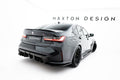 Maxton Design Heck Ansatz Flaps Diffusor V.3 passend für BMW M3 Limousine / Touring G80 / G81 schwarz Hochglanz