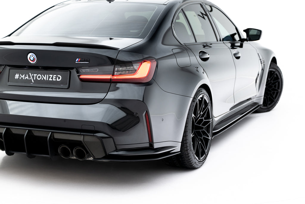 Maxton Design Street Pro Heck Ansatz Flaps Diffusor V.3 passend für BMW M3 Limousine / Touring G80 / G81