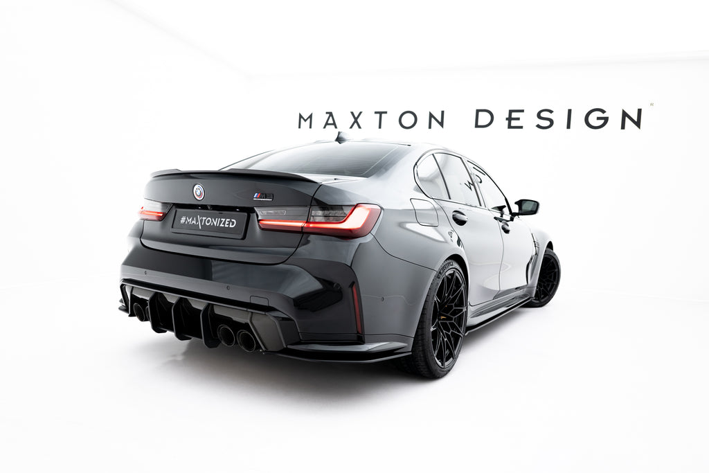 Maxton Design Street Pro Heck Ansatz Flaps Diffusor V.3 passend für BMW M3 Limousine / Touring G80 / G81