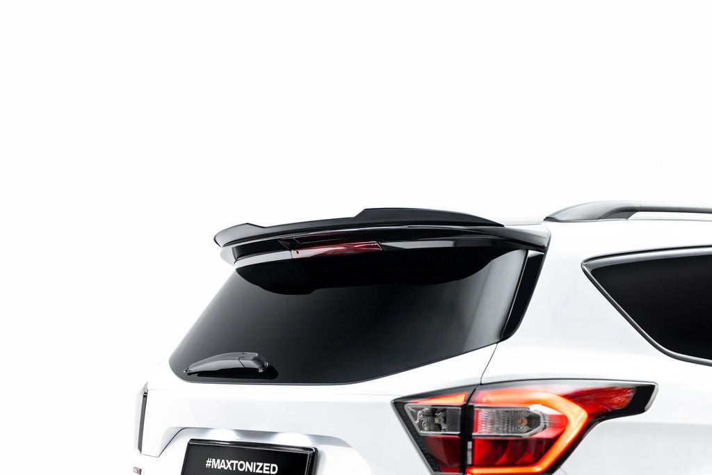 Maxton Design Heckspoiler Lippe für Ford Kuga ST-Line Mk2 Facelift [2016-2019] | Schwarz Hochglanz | ABS-Kunststoff