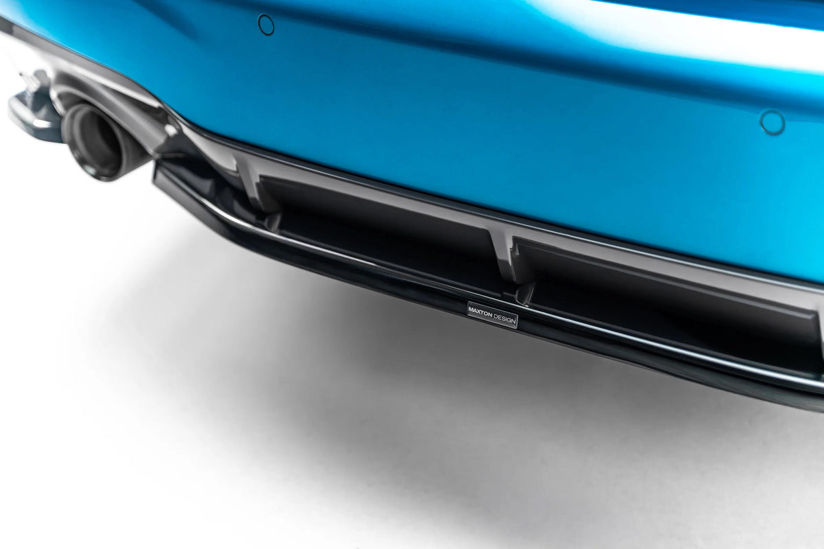 Maxton Design Heckansatz für BMW 2 Gran Coupe M-Paket F44 [2019-2024] | Schwarz Hochglanz | ABS-Kunststoff