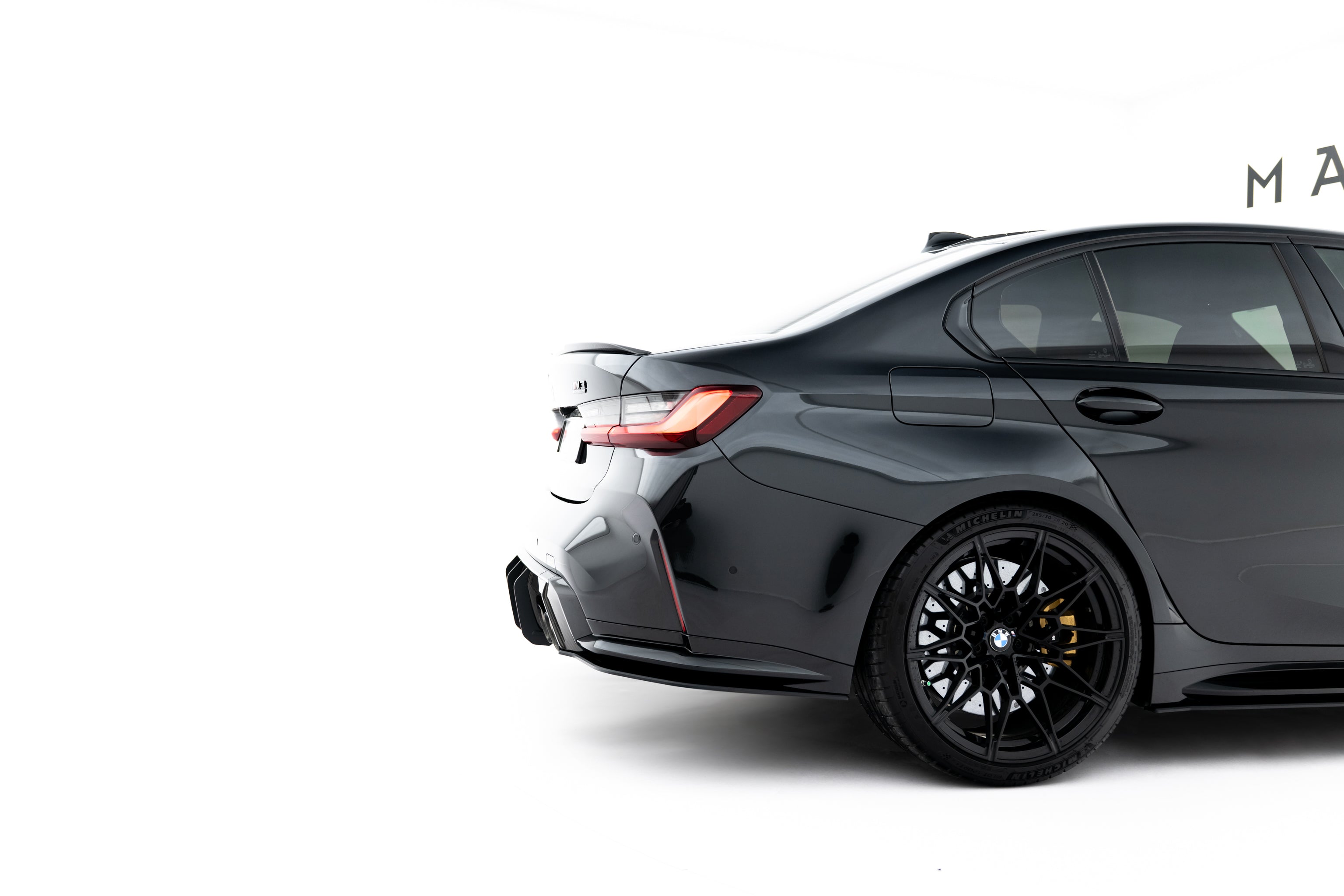 Maxton Design Street Pro Heck Ansatz Flaps Diffusor V.3 passend für BMW M3 Limousine / Touring G80 / G81