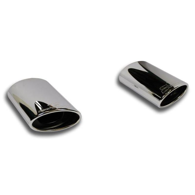 Supersprint Endrohrsatz Rechts + Links 145x95 für AUDI A3 8P SPORTBACK '03 - (2003–2016)