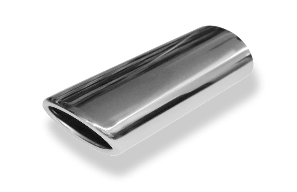 FoxAnschweißendrohr Typ 32 86x54 mm / Länge: 200 mm / oval / eingerollt / 29° abgeschrägt / ohne Absorber