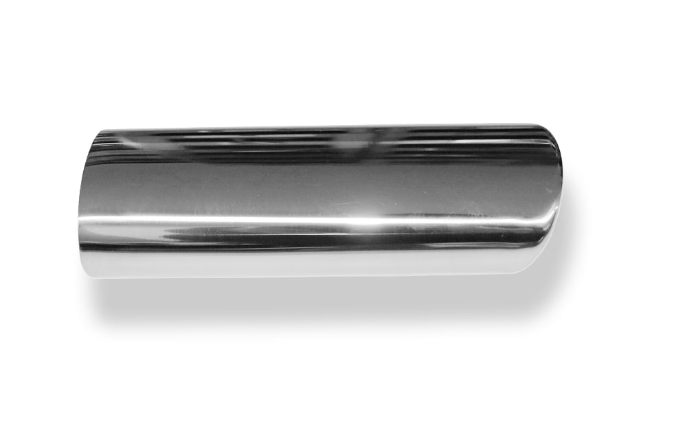 FoxAnschweißendrohr Typ 32 86x54 mm / Länge: 200 mm / oval / eingerollt / 29° abgeschrägt / ohne Absorber