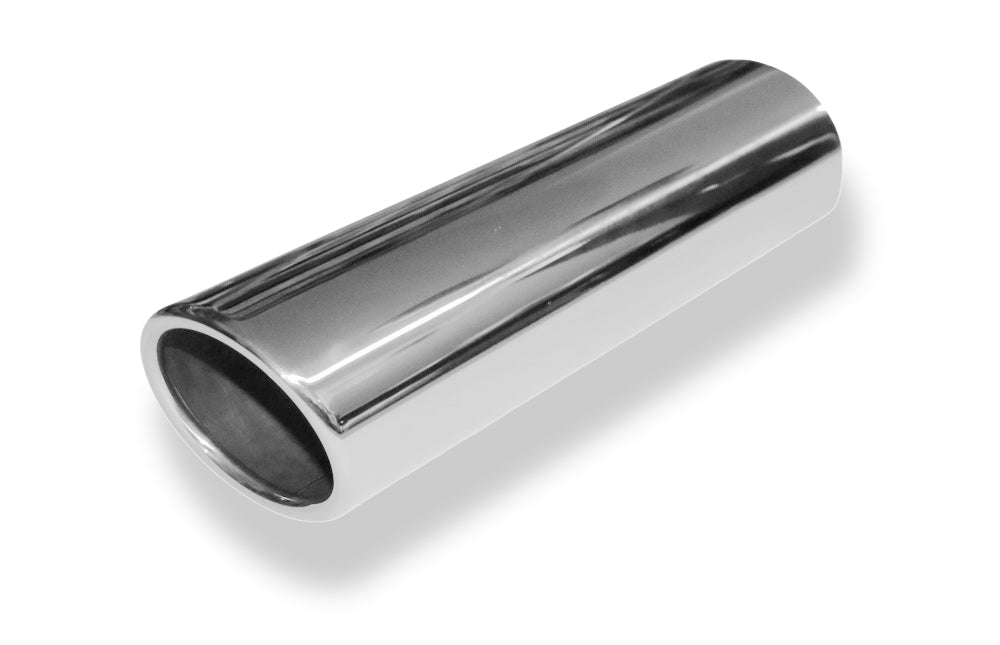 FoxAnschweißendrohr Typ 32 88x74 mm / Länge: 300 mm  - oval / eingerollt / 16° abgeschrägt / ohne Absorber