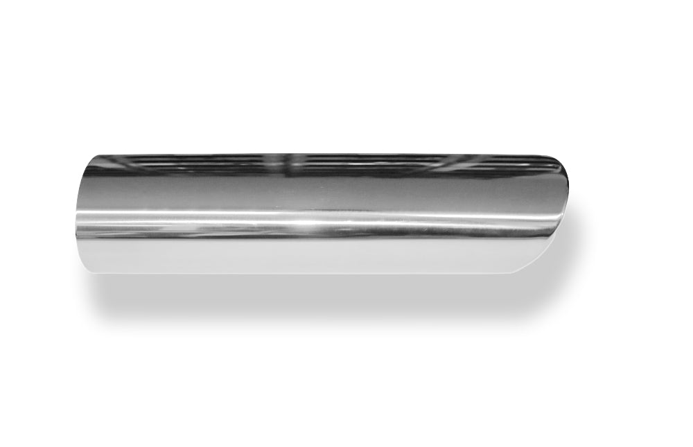 FoxAnschweißendrohr Typ 32 106x71 mm / Länge: 300 mm - oval / eingerollt / 29° abgeschrägt / ohne Absorber