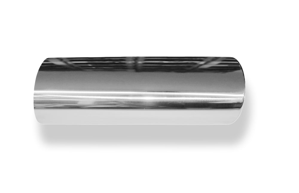 FoxAnschweißendrohr Typ 32 140x90 mm / Länge: 300 mm - oval / eingerollt / 14° abgeschrägt / ohne Absorber