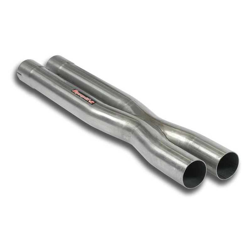 Supersprint Mittelrohr + X-Pipe (für Serien Mittelschalldämpfer Ersatz) für Maserati Gran Cabrio Maserati GranCabrio 2009 - (2007–2012)