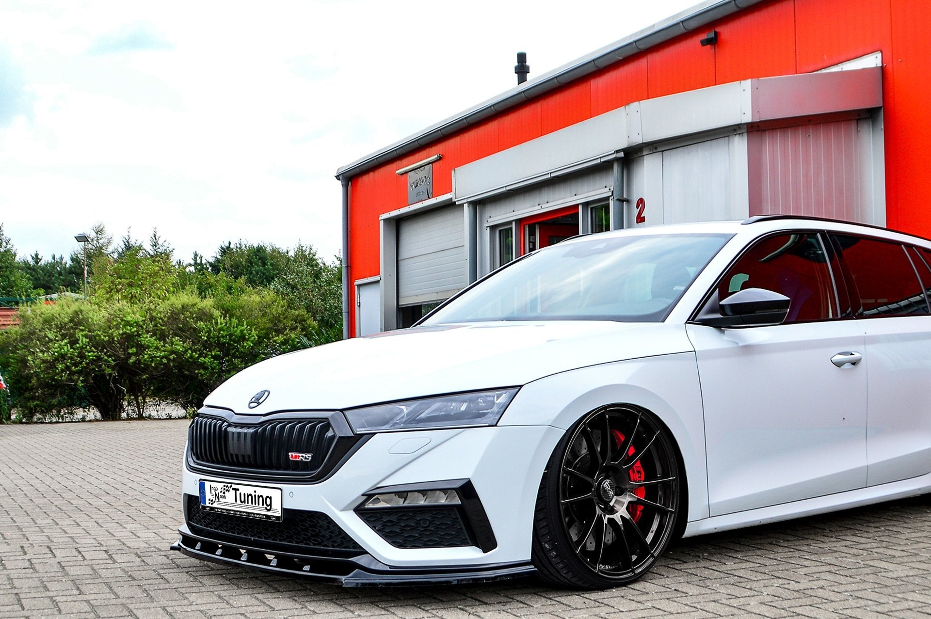 Cup Frontspoilerlippe für Skoda Octavia RS NX ab Bj.2020-