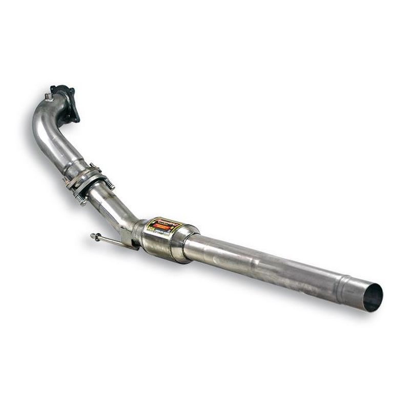 Supersprint Rohrsatz ab Turbolader + Sport Metallkatalysator 200 CPSI für AUDI A3 8P '03 - (2007–2013)