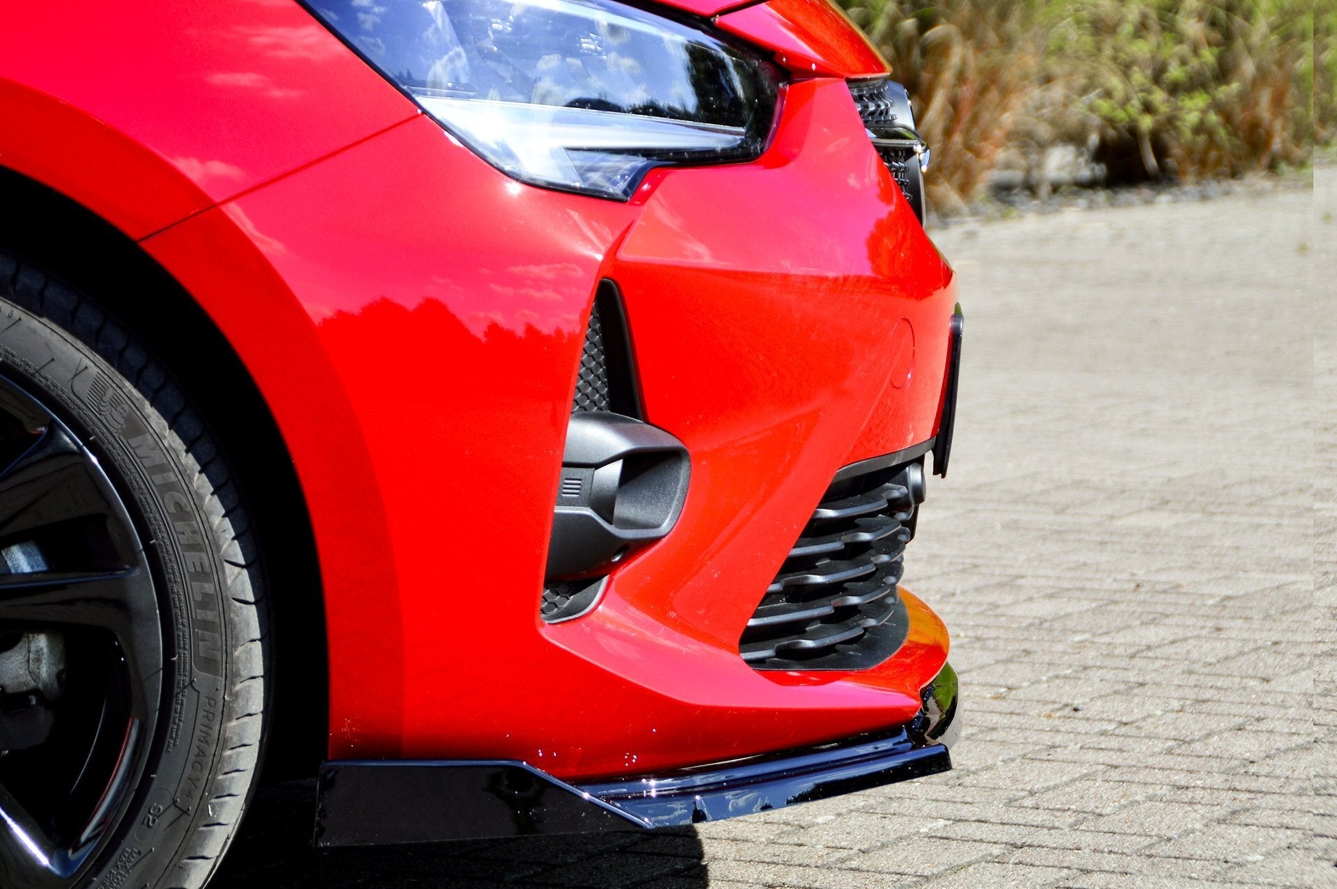 Cup Frontspoilerlippe mit Wings für Opel Corsa F ab Bj.2019-