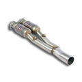 Supersprint Vorderrohr Y-Pipe mit Rechts + Links Sport Metallkatalysator für AUDI A3 8P QUATTRO '04 - (2003–2013)