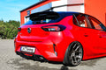 Gefräster Heckansatz mit Finnen für Opel Corsa F GS-Line