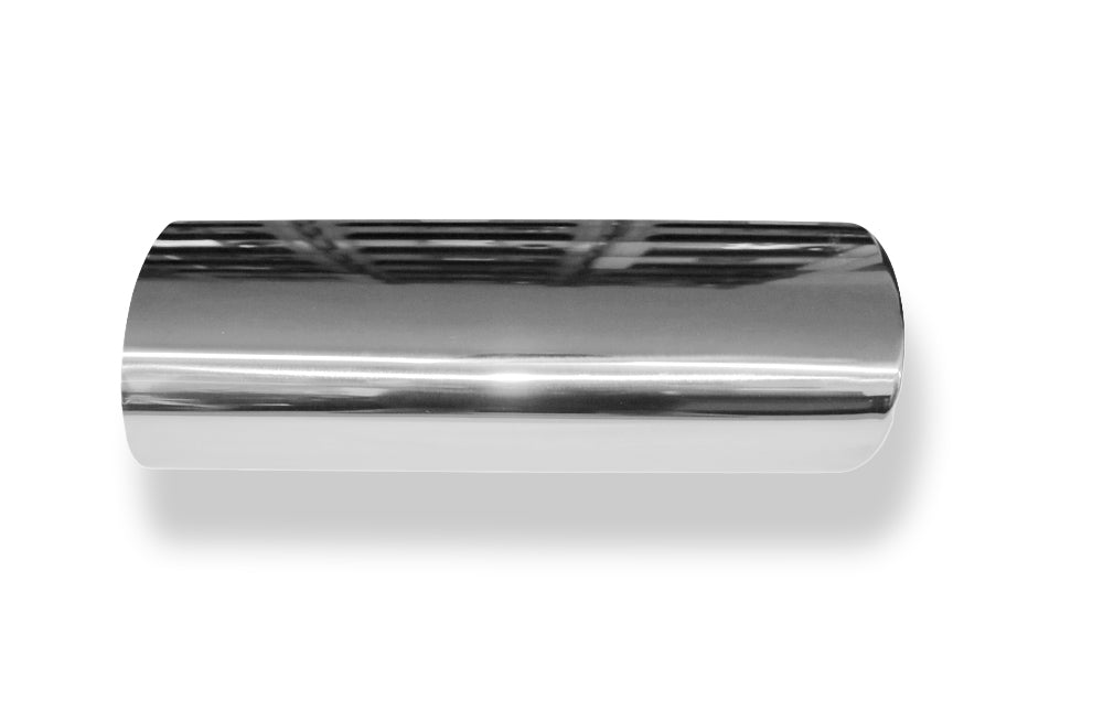 FoxAnschweißendrohr Typ 33 140x90 mm / Länge: 300 mm - oval / eingerollt / 14° abgeschrägt / mit Absorber