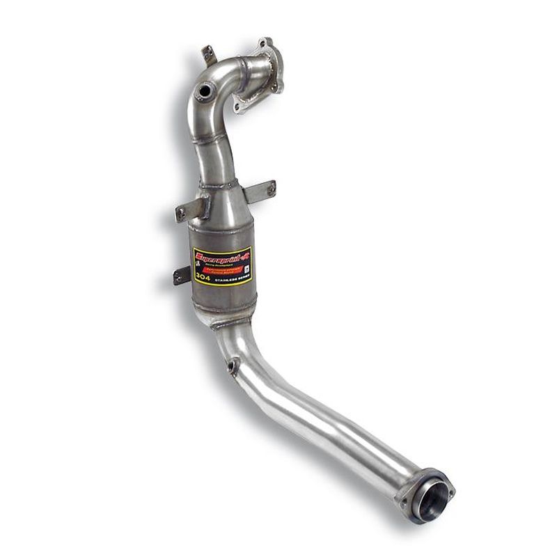 Supersprint Rohrsatz ab Turbolader + Sport Metallkatalysator für Abarth GRANDE PUNTO ABARTH (199) (2007–2009)