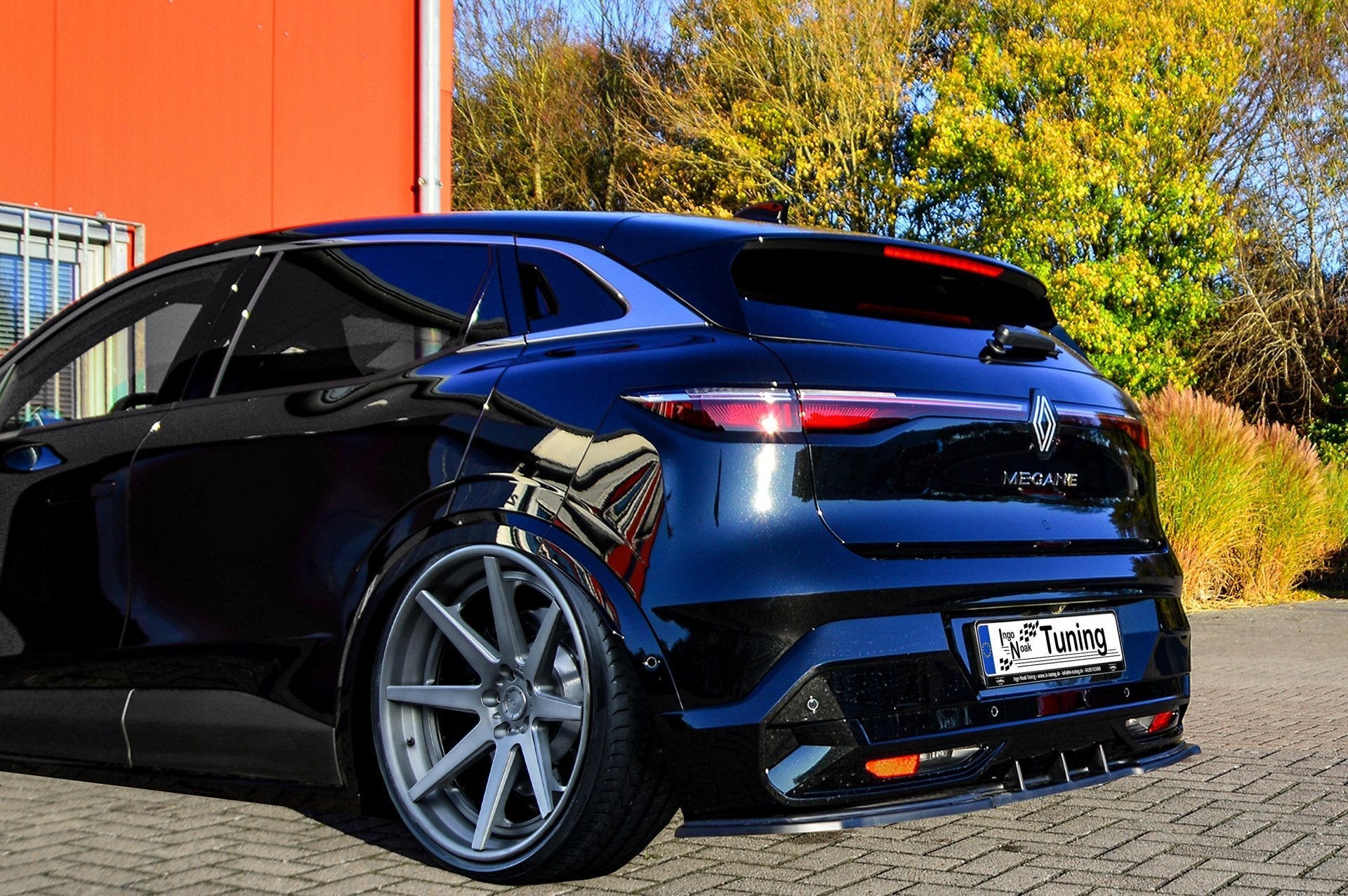 Heckansatz aus ABS für Renault Megane E-Tech Elektric RCB