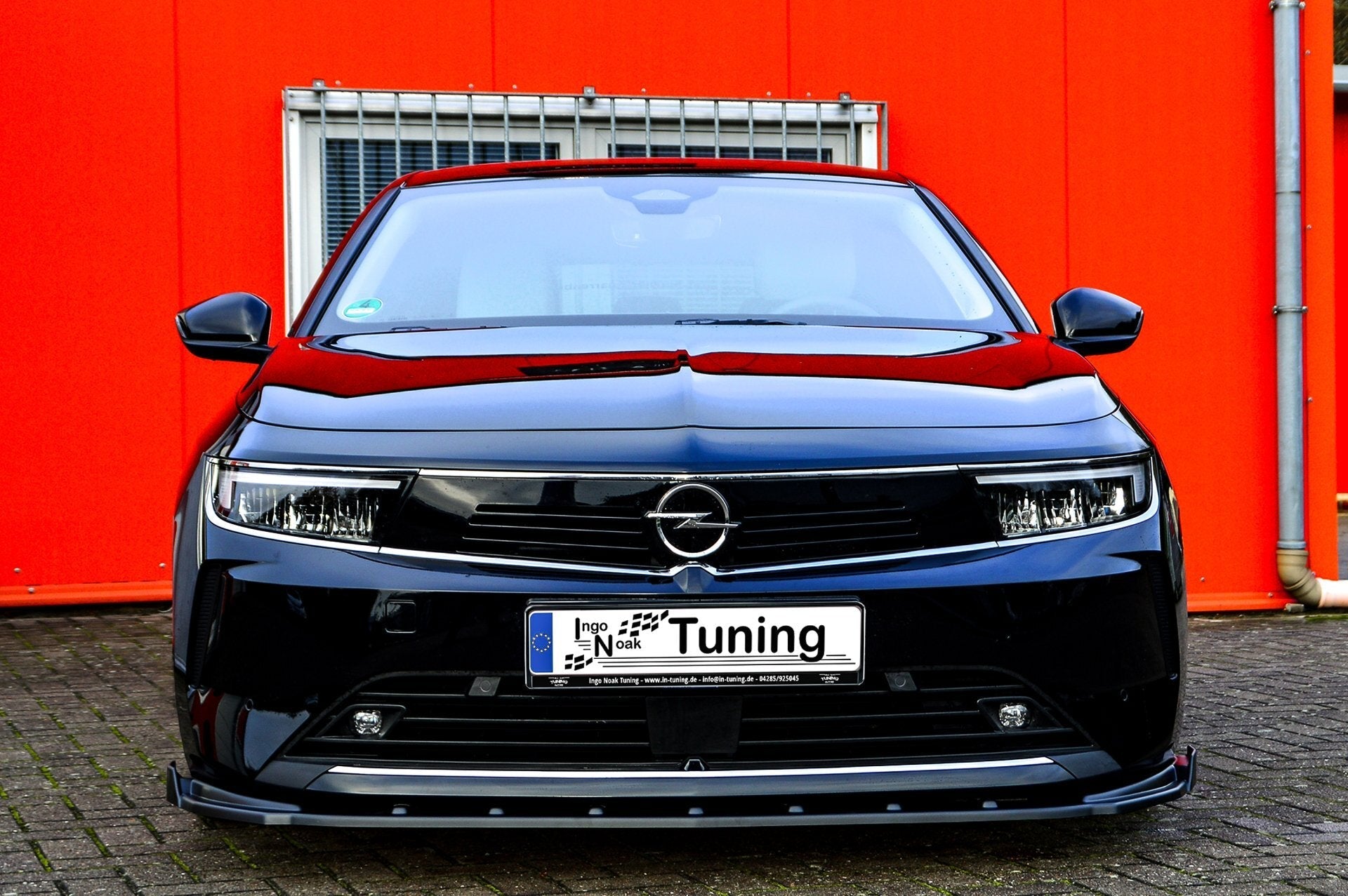Cup Frontspoilerlippe mit Wings für Opel Astra L Standard