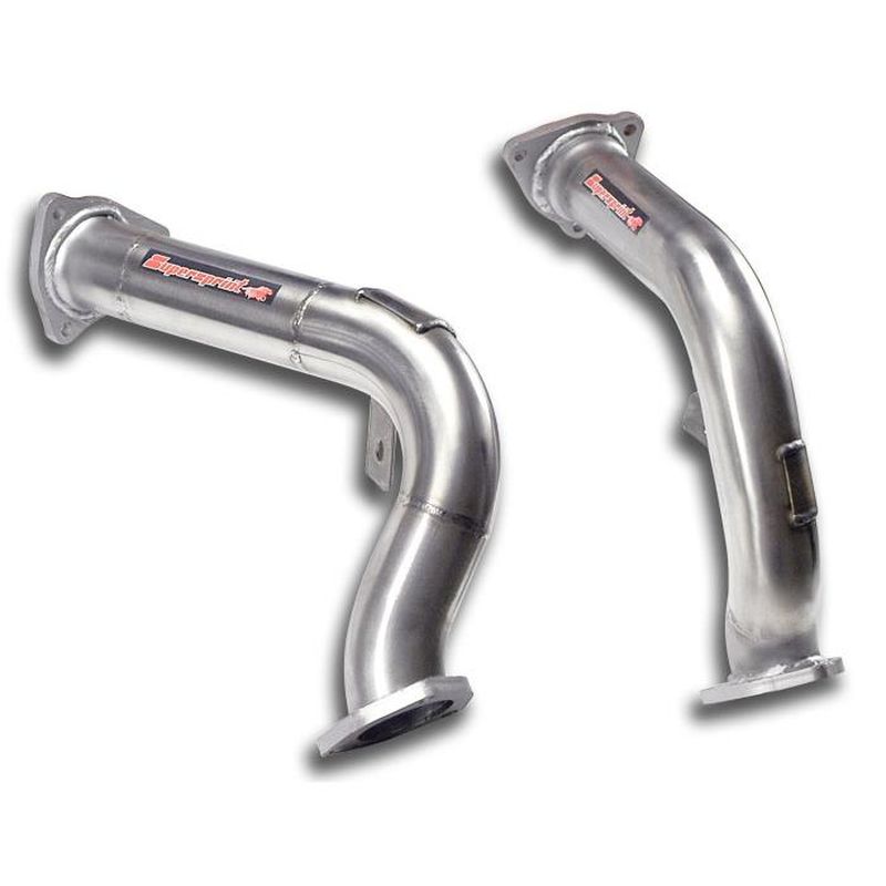Supersprint Rohrsatz Rechts + Links - (für Serien Katalisator Ersatz) für AUDI A4 B8 L QUATTRO (Long W/base) '08 - (2008–2015)