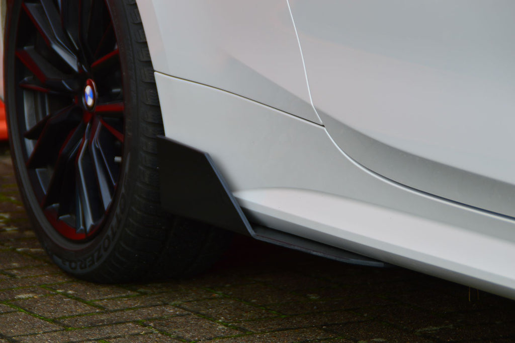 Gefräster Seitenschweller Wing aus ABS passend für BMW 4er G22 G23 mit M-Paket
