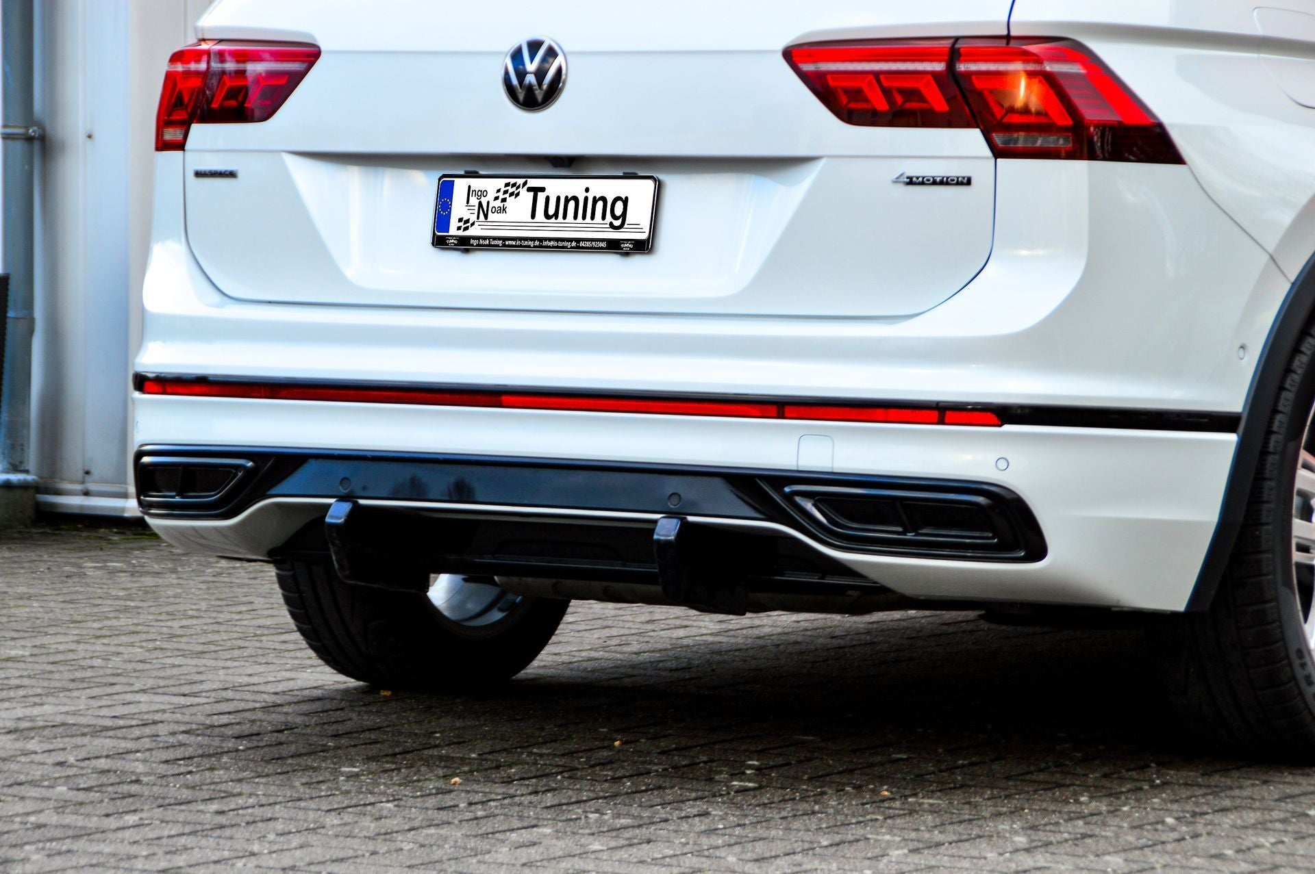 Heckansatz Aufsätze 2.tlg für VW Tiguan 2 AD1 Facelift R-Line