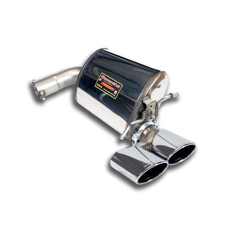 Supersprint Endschalldämpfer Rechts 120x80 für Mercedes W218 MERCEDES C218 CLS (2009–2014) | ABE - eintragungsfrei