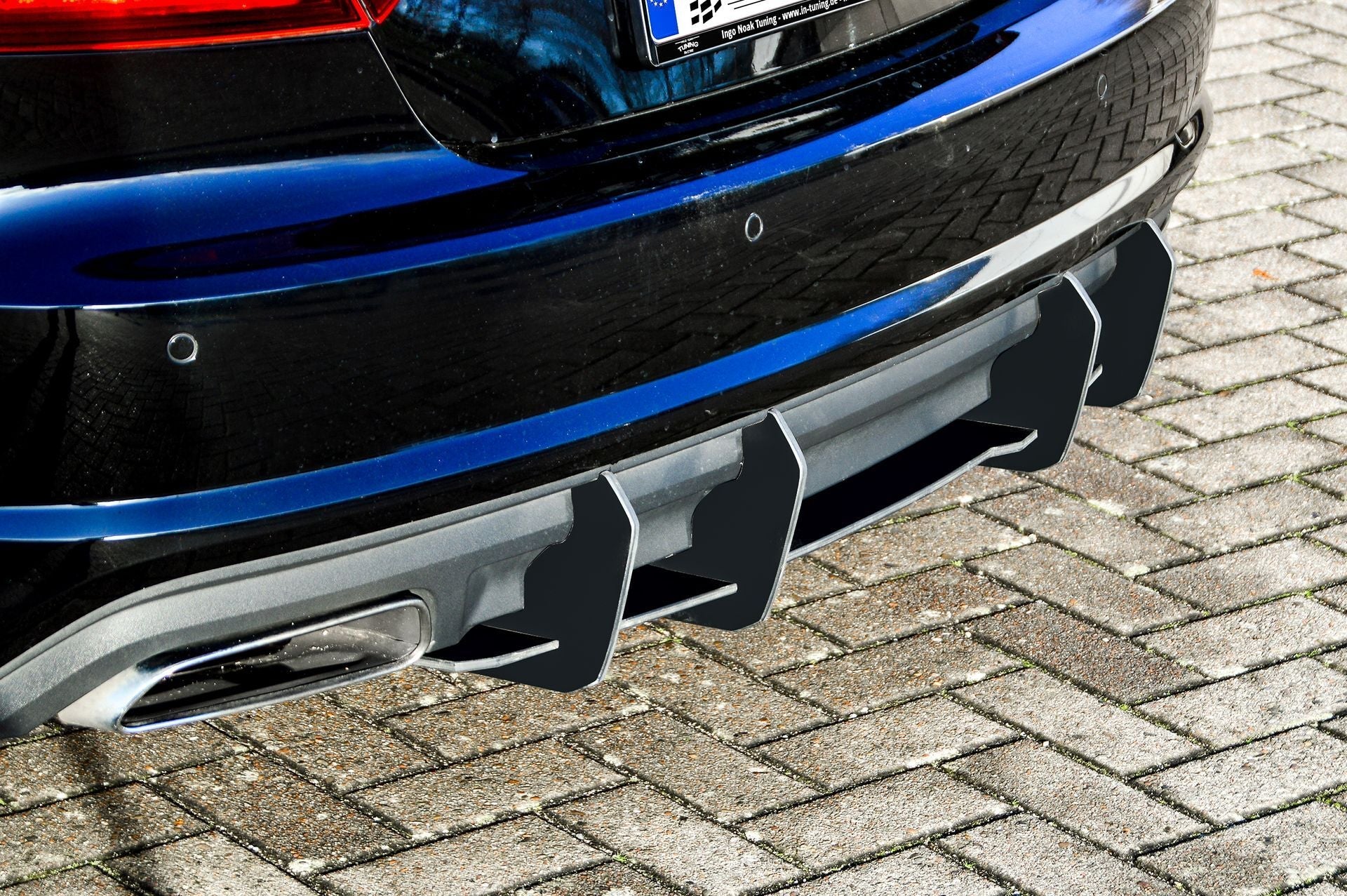 Gefräster Heckansatz aus ABS für Audi A7 C7 4G