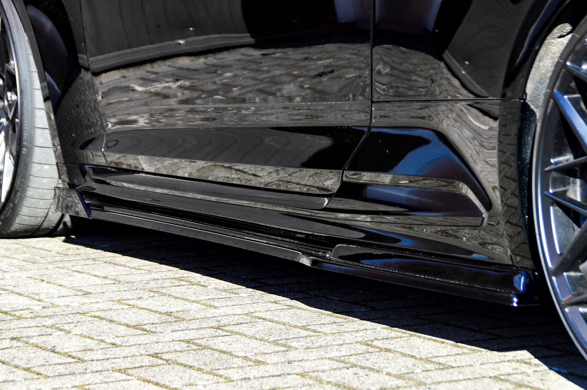 CUP Seitenschweller mit Wings vorne für Audi RS5 B9 F5