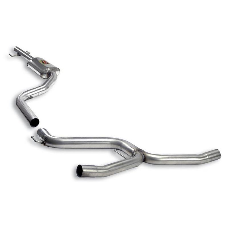 Supersprint Mittelschalldämpfer + -Y-Pipe- für Alfa Romeo 159 (2005–2011)