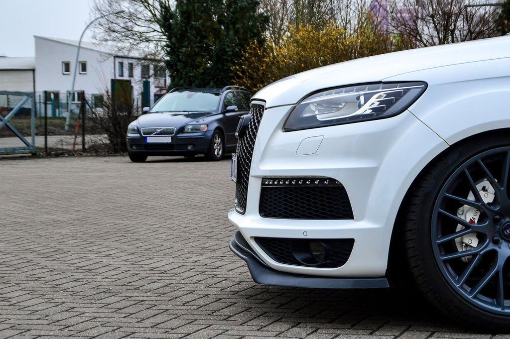 Cup Frontspoilerlippe für Audi Q7 4L mit S-Line aus ABS