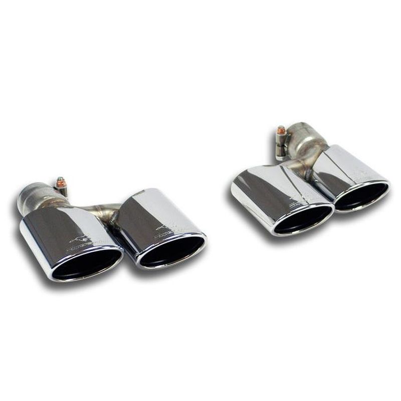 Supersprint Endrohrkit Rechts - Links 120x80 für Mercedes W204 MERCEDES C204 C Coupè (2007–2014)