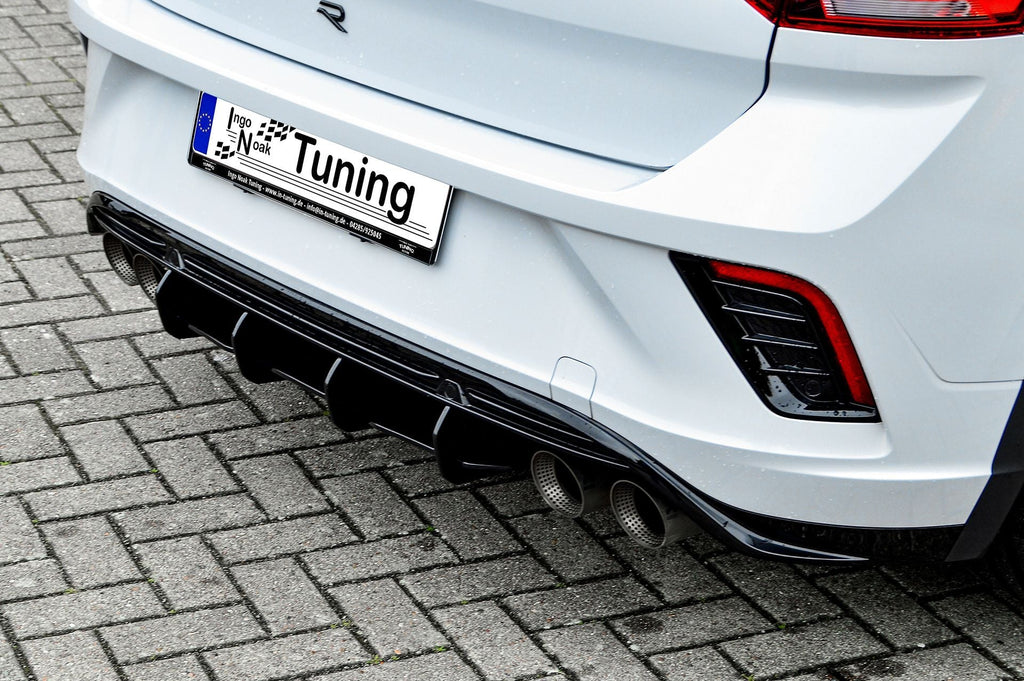 Gefräster Heckdiffusor aus ABS für VW T-ROC R Bj.2019-20121