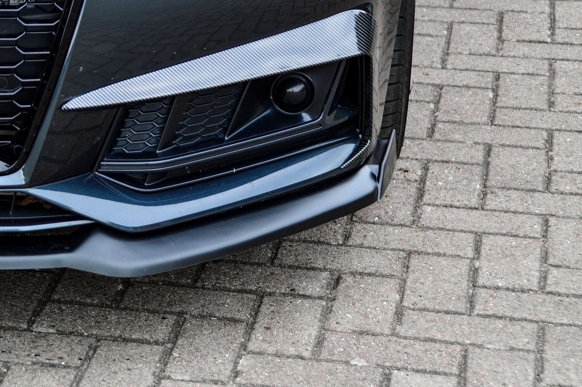 Cup Frontspoilerlippe V2 mit Wings  für Audi A4 S-Line + S4 B9