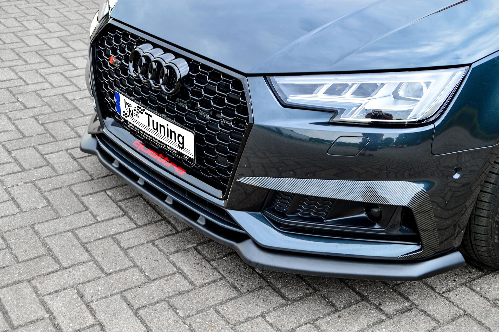 Cup Frontspoilerlippe V2 für Audi A4 S-Line + S4 B9