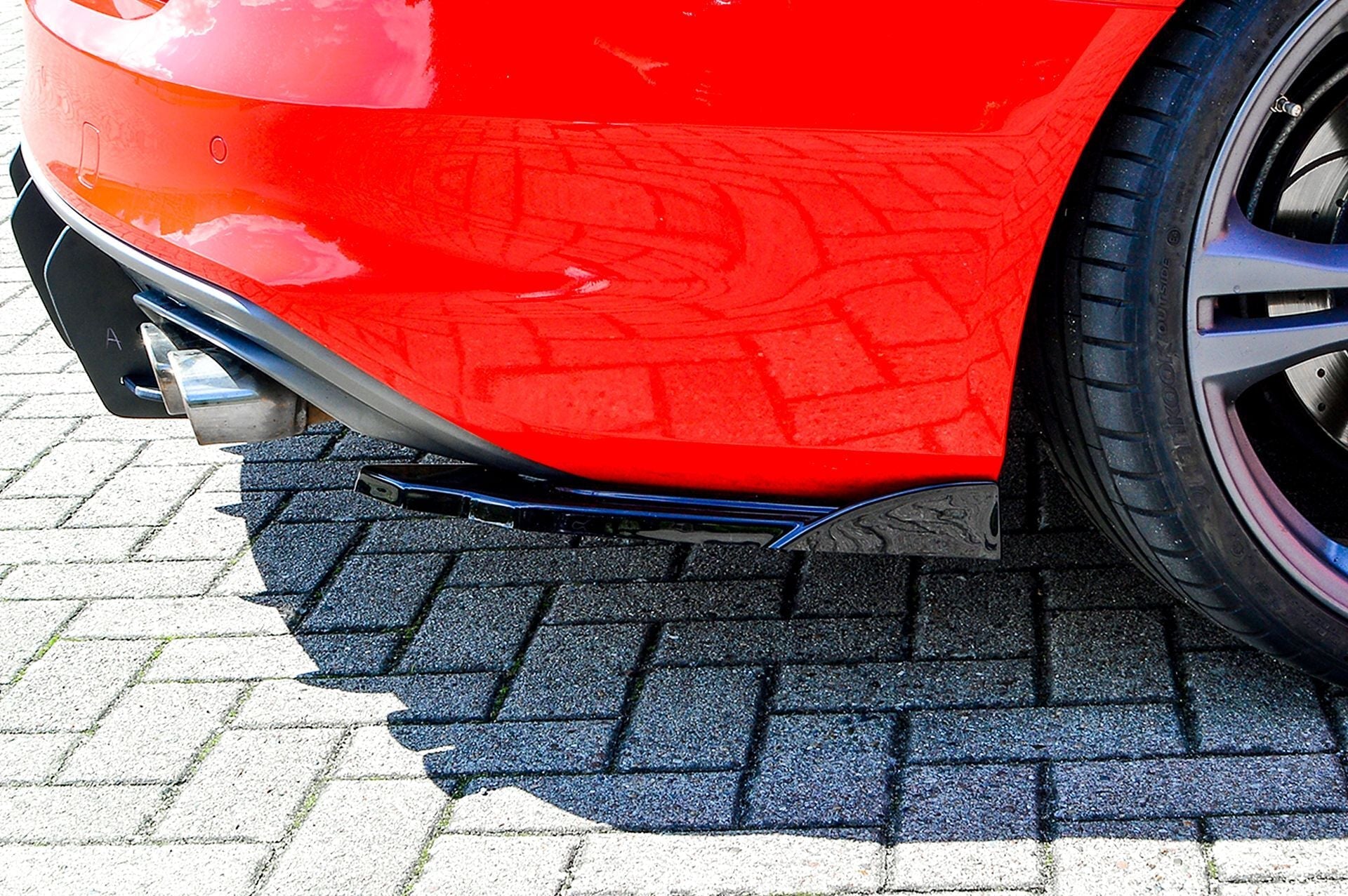 Heckansatz Seitenteile mit Wings für Audi S4 B8