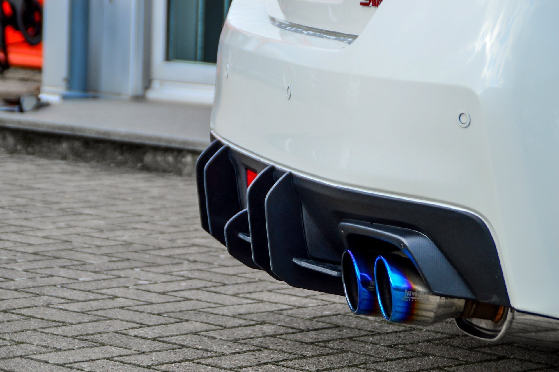 Gefräster Heckansatz Version 2 für Subaru Impreza WRX STi
