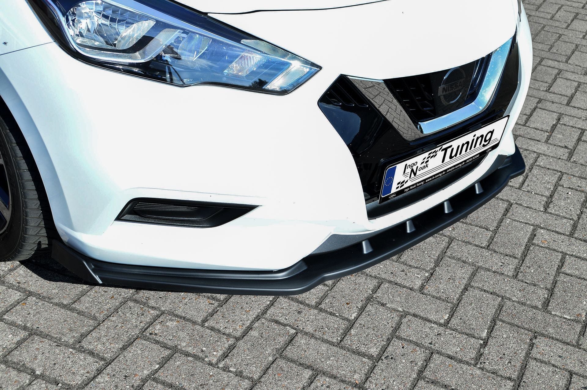 Frontspoilerlippe Cuplippe mit Wings für Nissan Micra 5 K14
