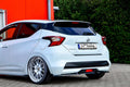 Heckspoilerlippe Cuplippe mit Wings für Nissan Micra 5 K14