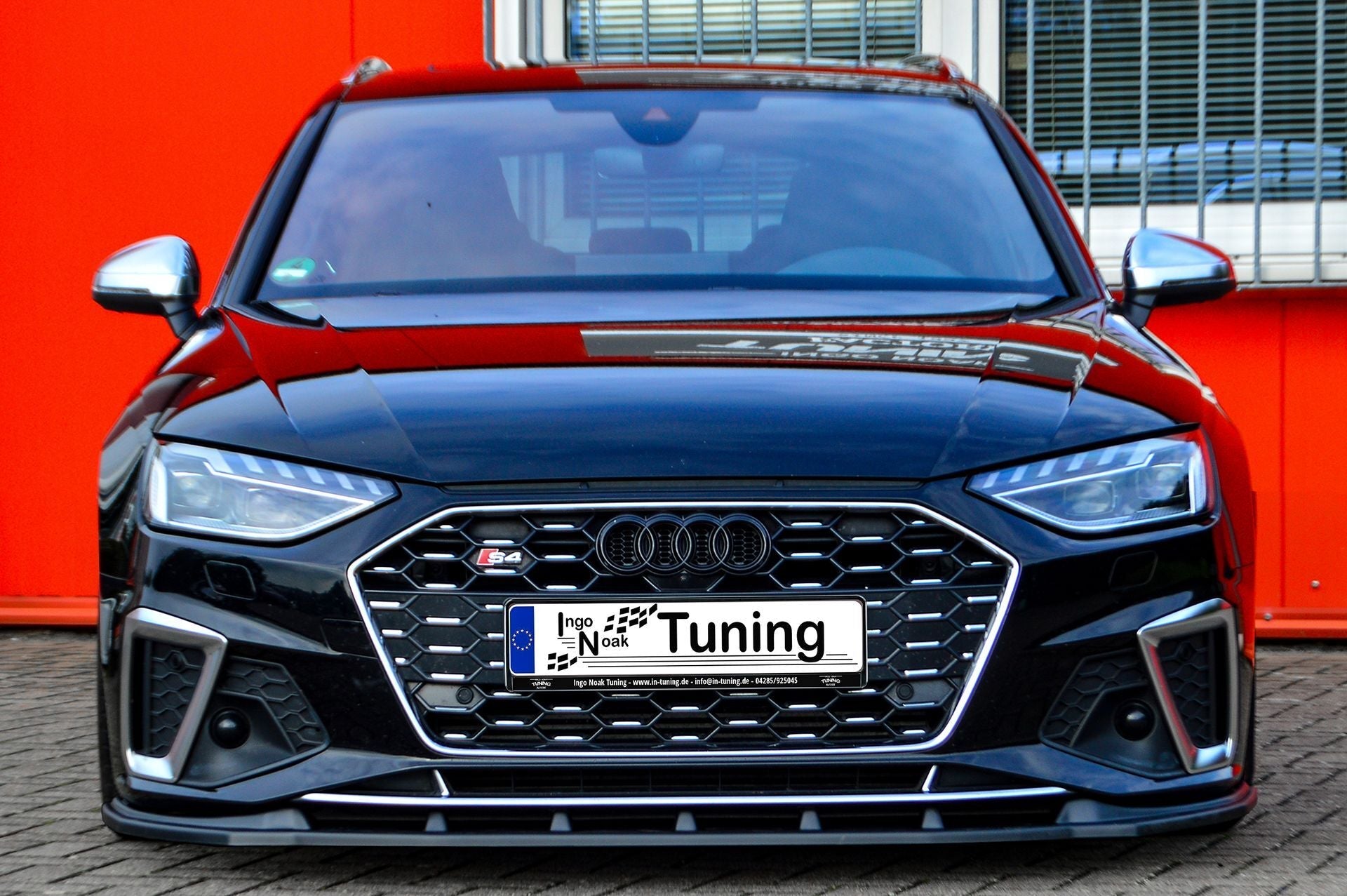 Cup Frontspoilerlippe für Audi A4 S-Line + S4 B9 Facelift