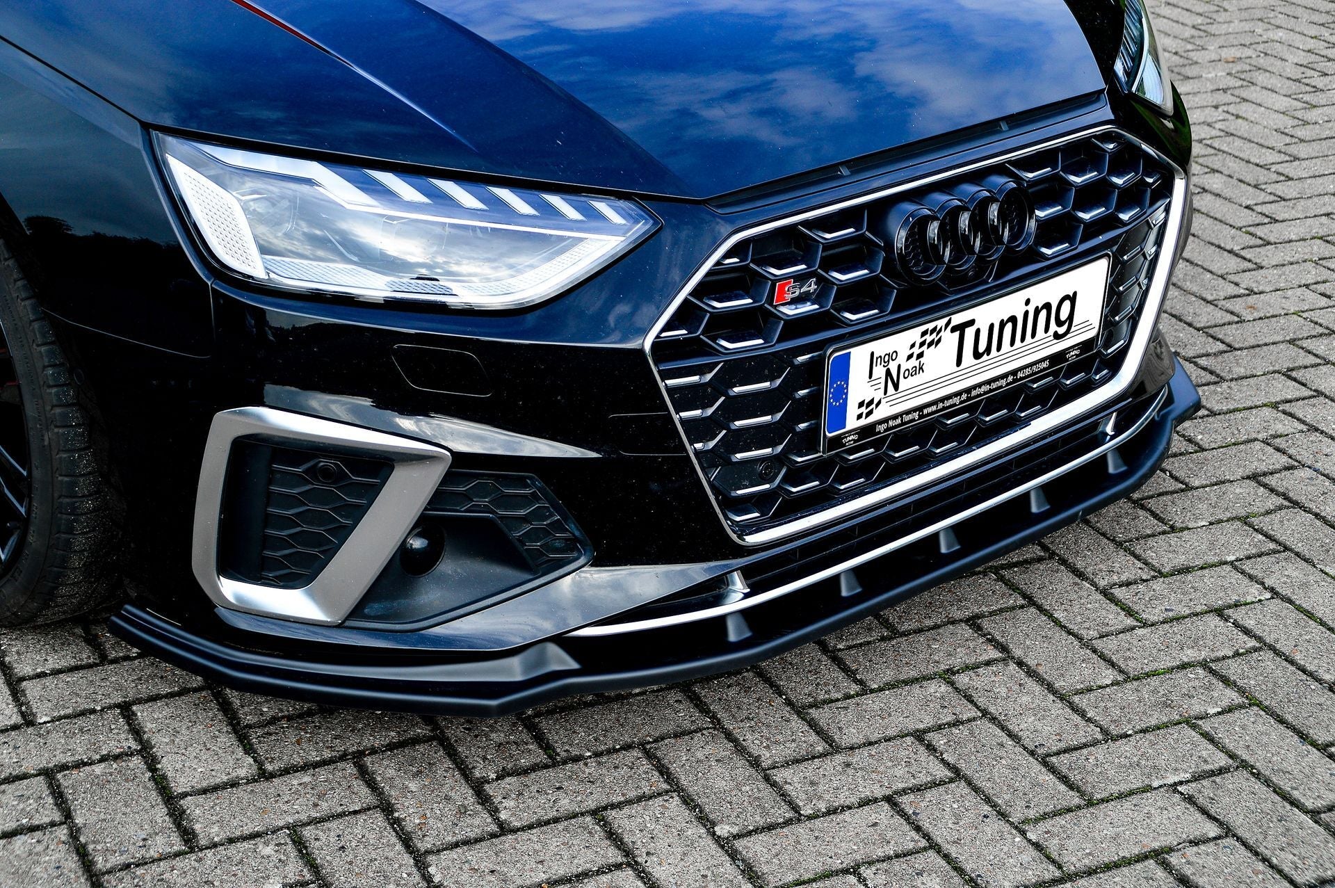 Cup Frontspoilerlippe für Audi A4 S-Line + S4 B9 Facelift