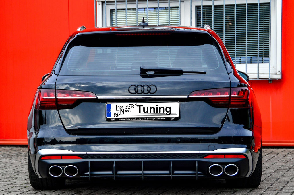Gefräster Heckansatz aus ABS für Audi S4 B9 Facelift