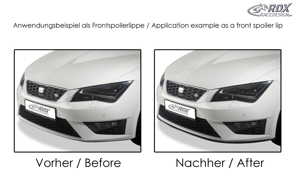 RDX Universal Spoilerlippe SAFE `N STYLE