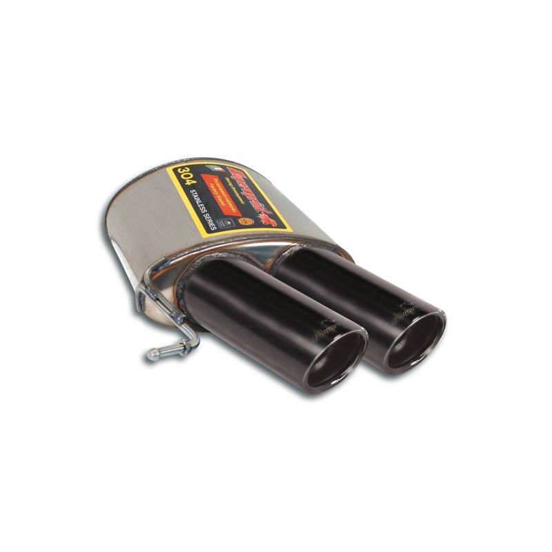 Supersprint Endschalldämpfer "F1 Race" Links OO90 Black für Land Rover RANGE ROVER SPORT Mk2 (L494) 2014 -> (2015–2017)