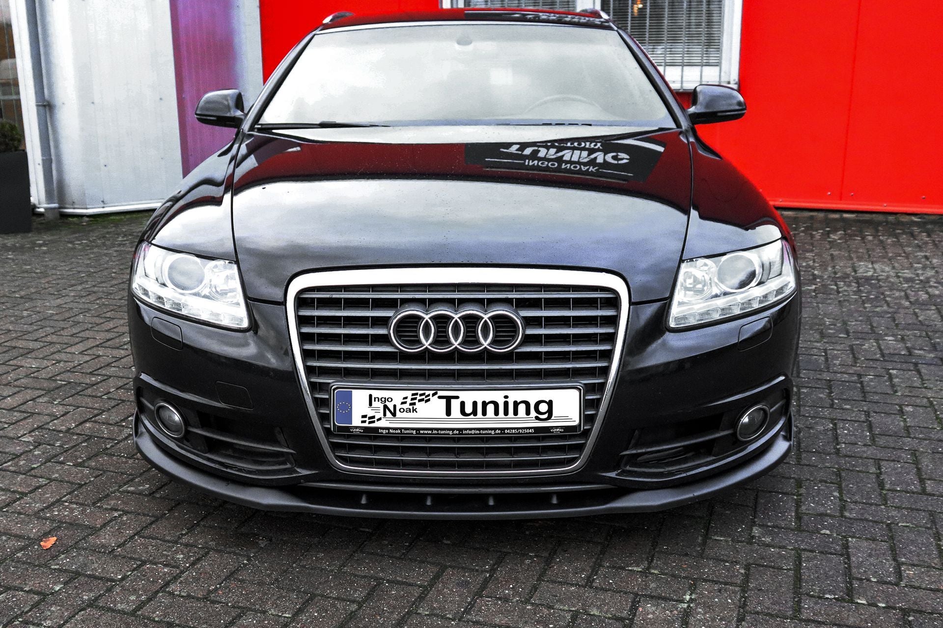 Spoilerschwert Cuplippe mit Wings aus ABS für Audi A6 4F S-Line Facelift