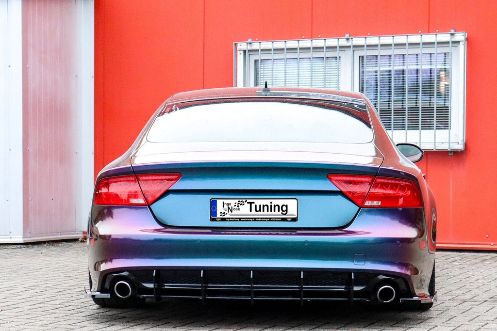 Gefräster Heckansatz aus ABS für Audi A7+S7 C7 4G mit S-Line