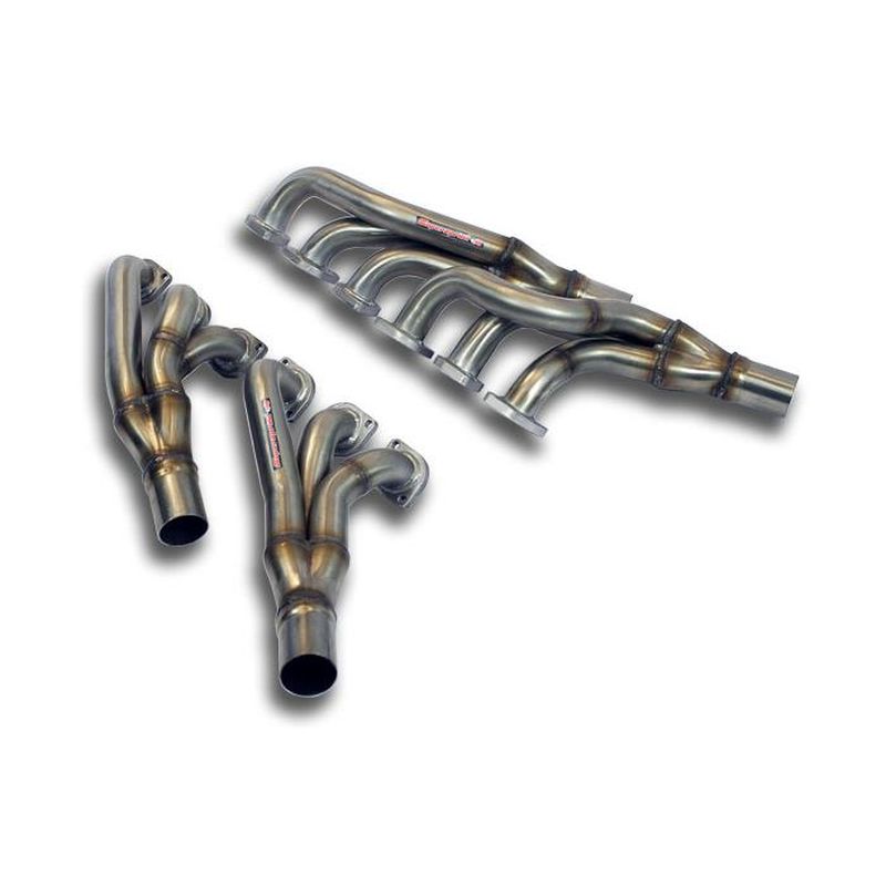 Supersprint Fächerkrümmer Rechts+ Links - (Left Hand Drive) - für Katalysator Ersatz für BMW 7er BMW E65 (2002–2005)