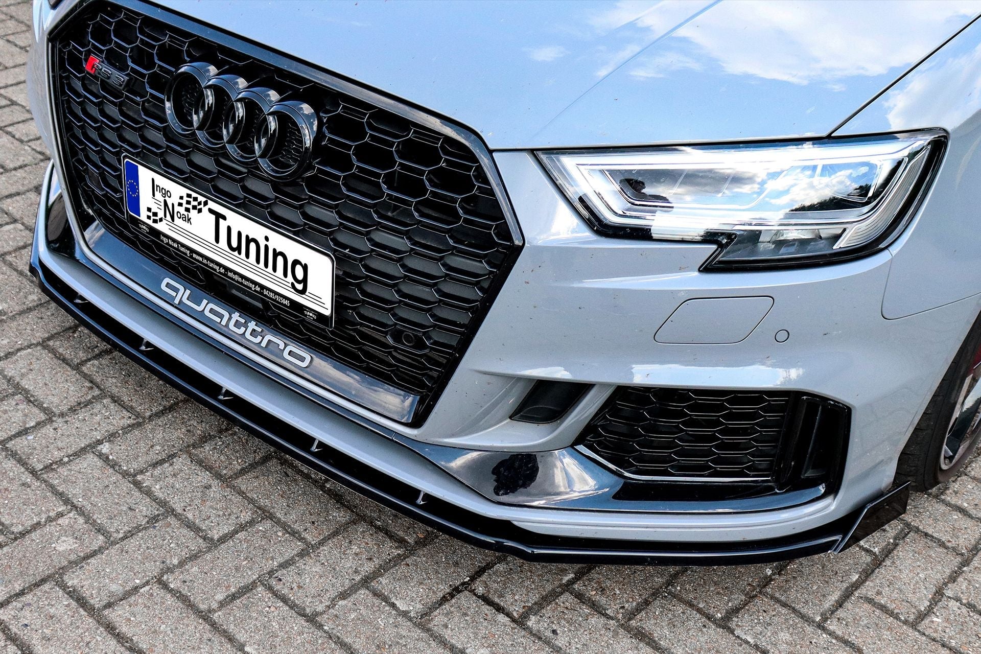 Cup Frontspoilerlippe mit Wings für Audi RS3 8V Facelift Sportback/Limo