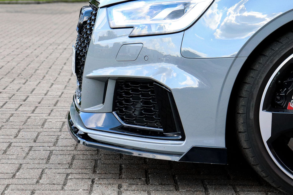 Cup Frontspoilerlippe mit Wings für Audi RS3 8V Facelift Sportback/Limo